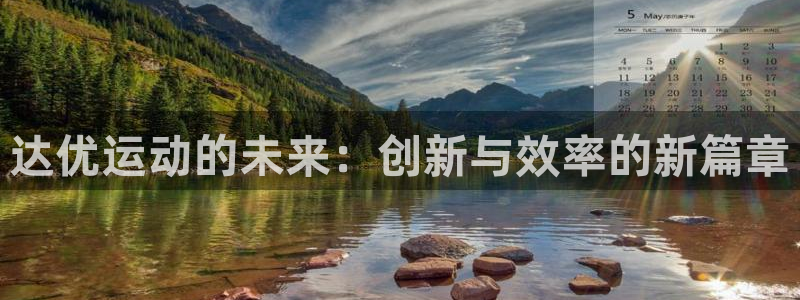 678体育官方正版app娱乐平台：达优运动的未来：创新与效率